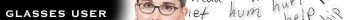 glasses user