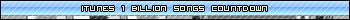 iTunes 1 Billion Songs Countdown User Bar