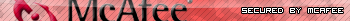Protected by Mcafee