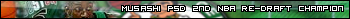 Musashi PSD 2nd NBA Re-Draft Champion