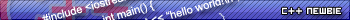 c++ newbie