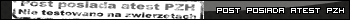 Post posiada atest pzh