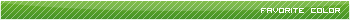 Favorite Color - Green