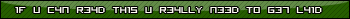 U Need to get Laid