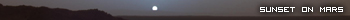 Sunset on Mars (by Spirit Rover)