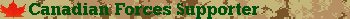 Canadian Forces Supporter Green Cadpat