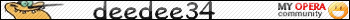 deedee34 MyOpera Comunity