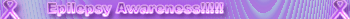 Epilepsy Awareness bar