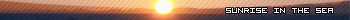 Sunrise in the sea