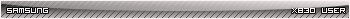Samsung x830 user (animated)
