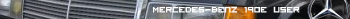 Mercedes Benz 190E userbar
