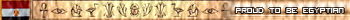 m proud of being egyptian