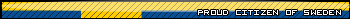 Proud citizen of Sweden