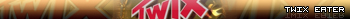 Twix chocolate eater