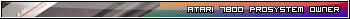 Atari 7800 ProSystem owner