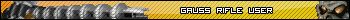 gauss rifle user