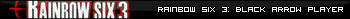 Rainbow Six 3 Player