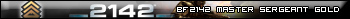 Battlefield 2142 Master Sergeant Gold