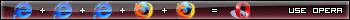 No use IE