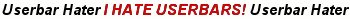 Userbar Hater