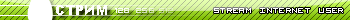 Stream internet user