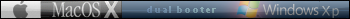 mac os x dual booter windows xp