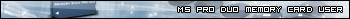 Memory Stick Pro Duo user