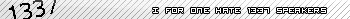I For One Hate 1337 Speakers