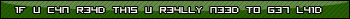 U Need to get Laid