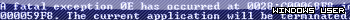 Windows user userbar (FATAL ERROR)