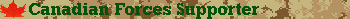 Canadian Forces Supporter Green Cadpat