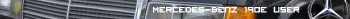 Mercedes Benz 190E userbar