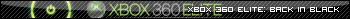 Xbox 360 Elite: Back In Black