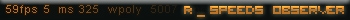 R_speeds obserbver