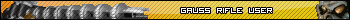 gauss rifle user