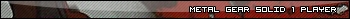 Metal Gear Solid 1 Player