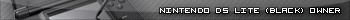 Nintendo DS Lite Black Owner