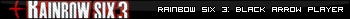 Rainbow Six 3 Player