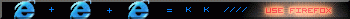 NO USE IE