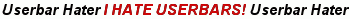Userbar Hater