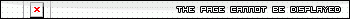 The Page Cannot Be Displayed