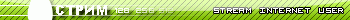 Stream internet user